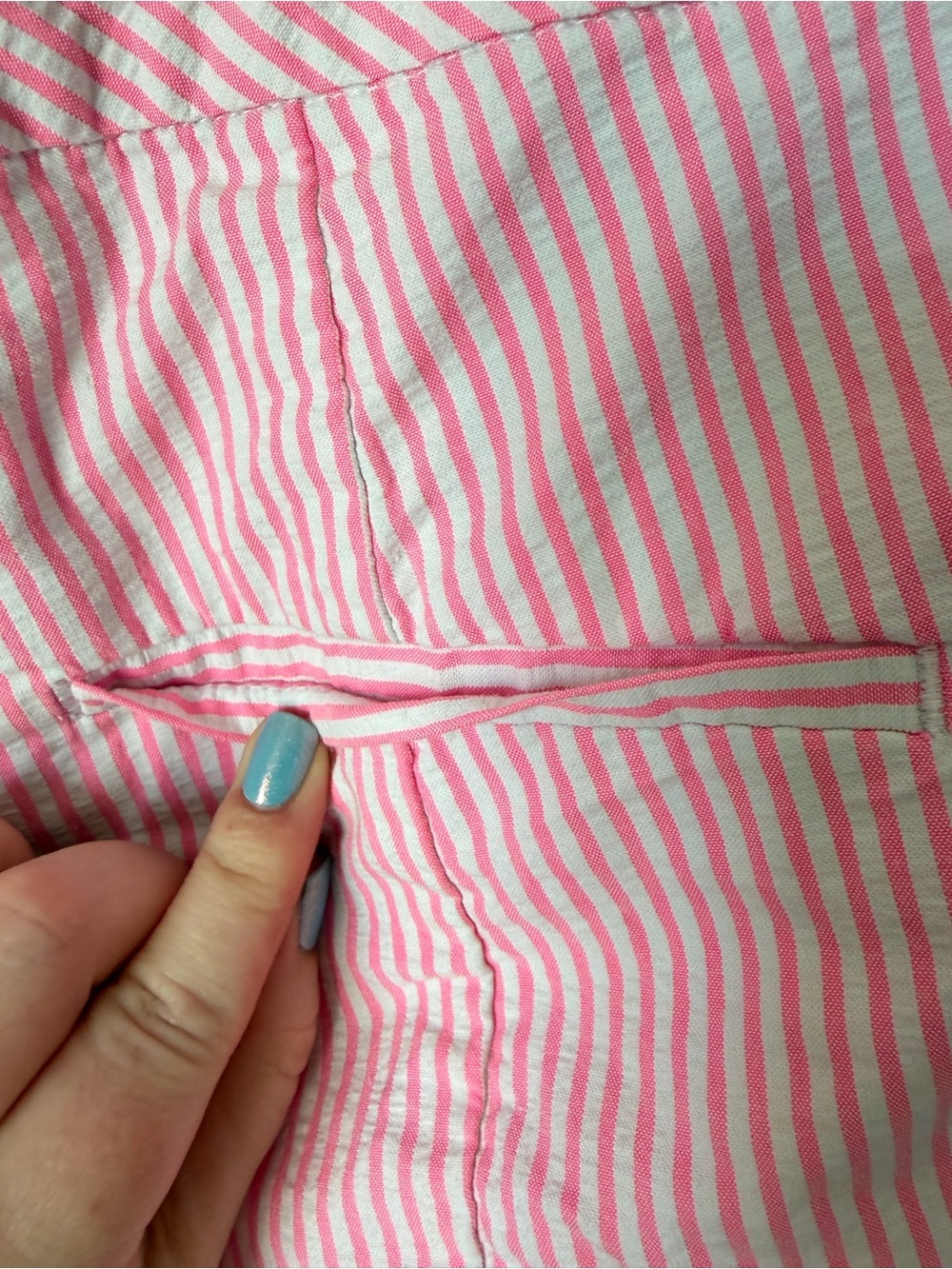 Lilly Pulitzer Kelly Short Size 8 Pink Tropics Seersucker Stripes Summer Beach - Picture 10 of 14
